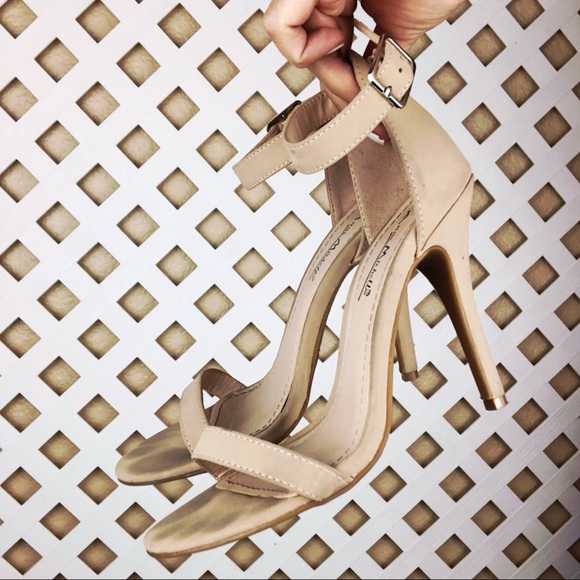 Anne Michelle Shoes - Nude Heels